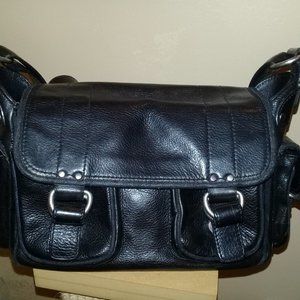 Vintage Black Marc Jacobs Messenger Shoulder Bag